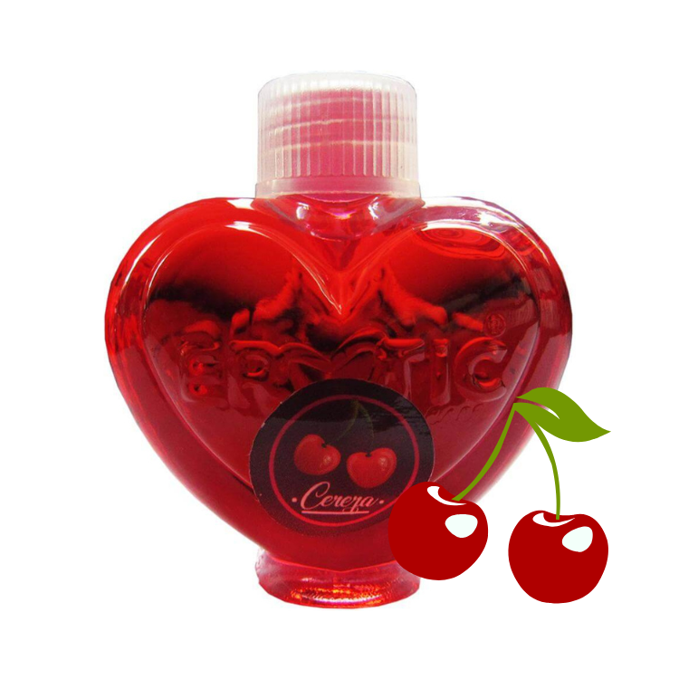 Lubricante Caliente Corazón Cereza