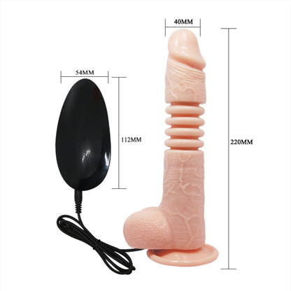 Vibrador Vaginal Rotador y Empuje