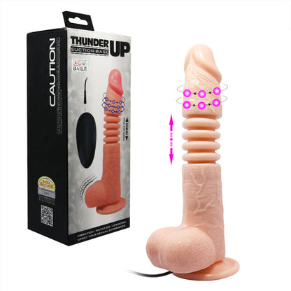 Vibrador Vaginal Rotador y Empuje