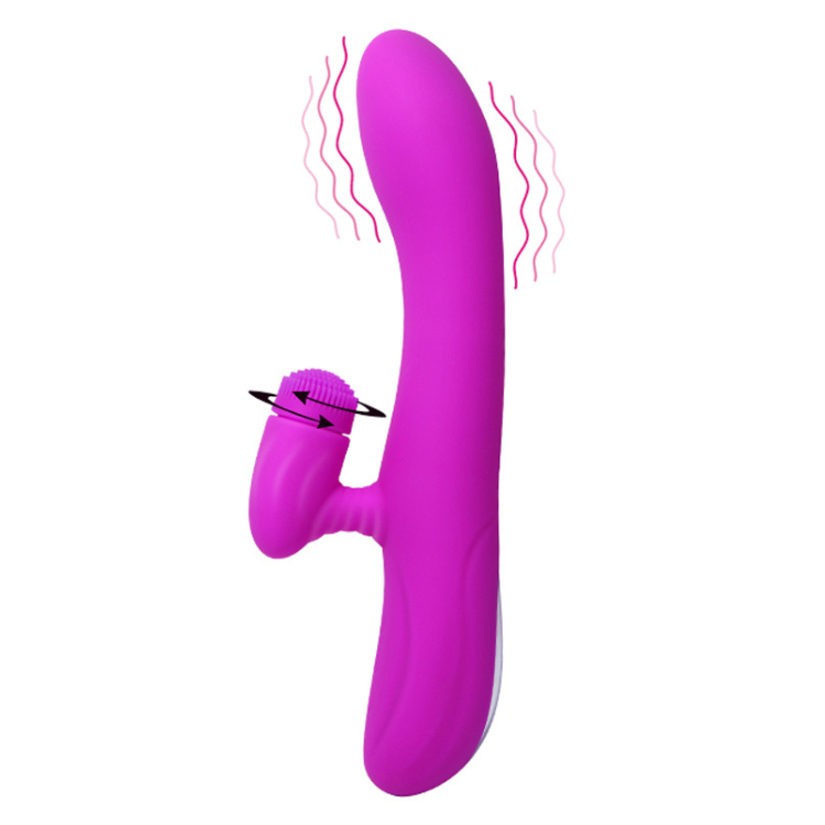 Vibrador Doble Estimulación Textura Love Elton
