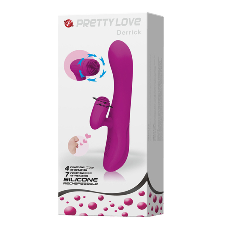 Vibrador Doble Estimulación Textura Love Elton