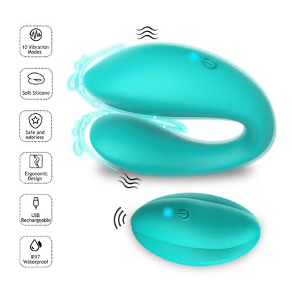 Vibrador Parejas con Control Remoto Helen
