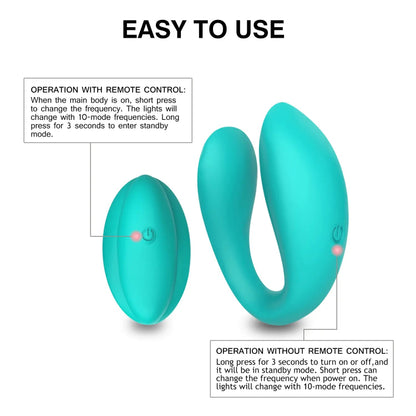 Vibrador Parejas con Control Remoto Helen