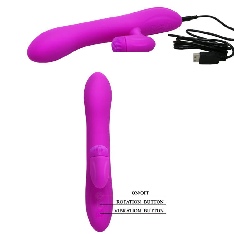 Vibrador Doble Estimulación Textura Love Elton