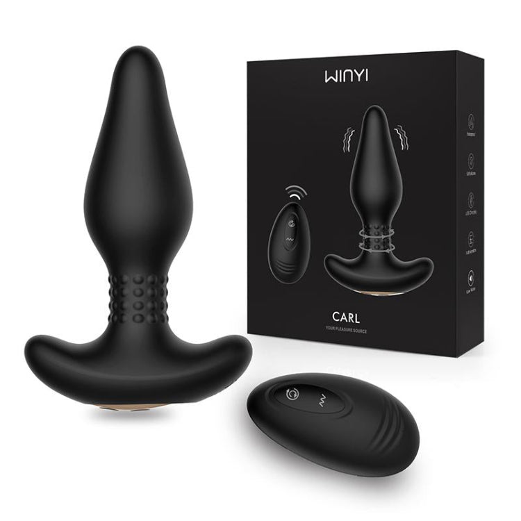 Acostumbrador Vibrador Anal con Control Carl
