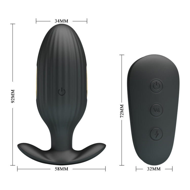 Plug Vibrador Anal con Control Kelly