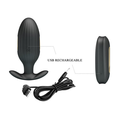 Plug Vibrador Anal con Control Kelly