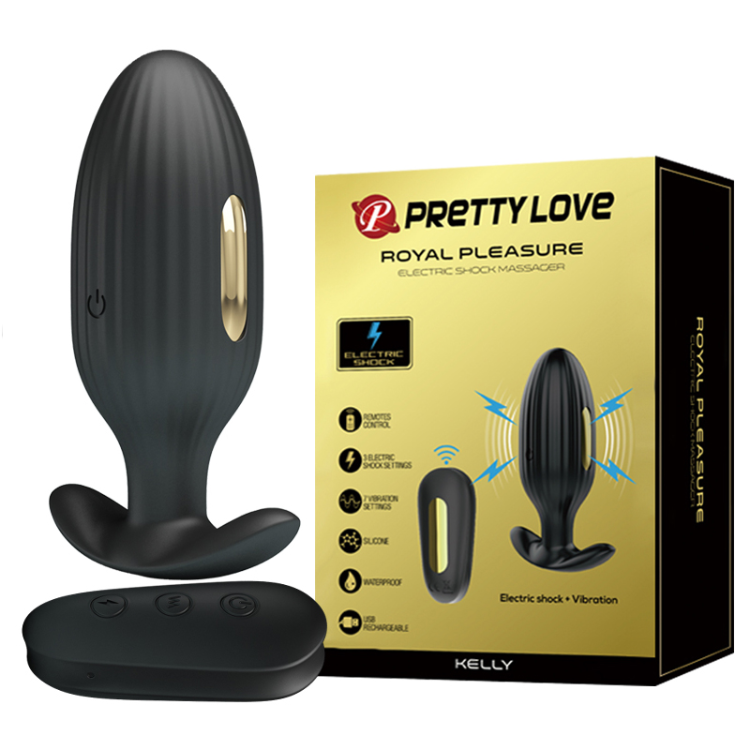 Plug Vibrador Anal con Control Kelly