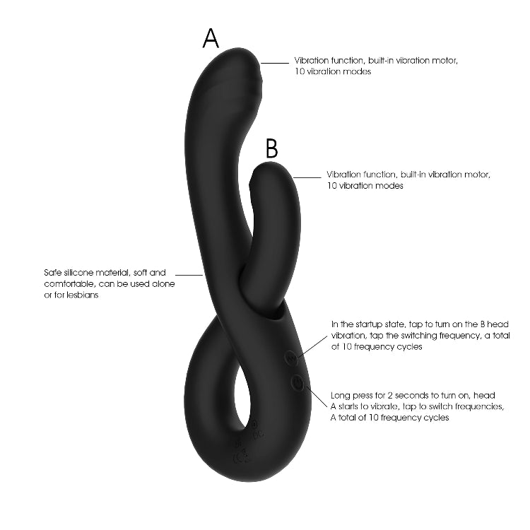 Arnés Vibrador Doble Manos Libres Judy