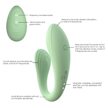 Vibrador Parejas Control y Larga Distancia Doris