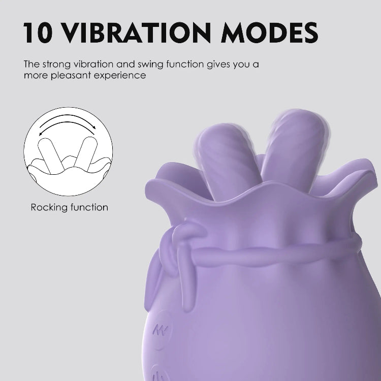 Vibrador con Movimiento Clítoris Alison Rose