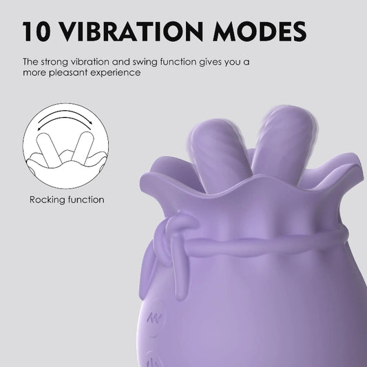 Vibrador con Movimiento Clítoris Alison Rose